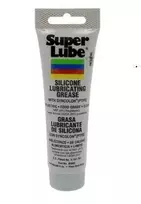 Synco Chemical Corporation Super Lube 92003 silikoninis tepalas su PTFE - 85g - permatomai baltas