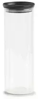 Zeller laikymo indas su plastikiniu dangteliu, 1650 ml, juodas, 10,3x28,1 cm