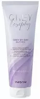 Inebrya GREYlosophy Pilkas By Day Butter tonuojanti kaukė natūraliai žiliems / balintiems plaukams, 1000 ml