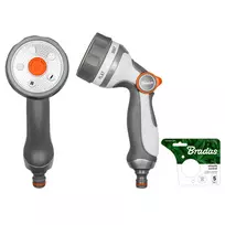 Laistymo pistoletas Bradas Baltas Line SMOOTH CONTROL, 5 funkcijų, metalinis