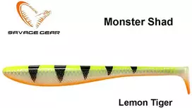 Guminukas Savage Gear Monster Shad Lemon Tiger