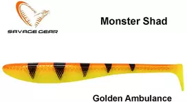 Guminukas Savage Gear Monster Shad Golden Ambulance