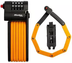 Masterlock MASTER LOCK sulankstoma dviračio spyna su grūdinto plieno jungtimis ir laikikliu