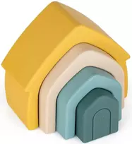 Petite&Mars House - žaislas, silikoninė dėlionė | Intensyvi ochra