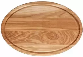 Medinė pjaustymo lenta ovali Woody 32 x 18 cm DOMOTTI