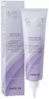 Inebrya GREYlosophy Pilkas By Day Scalp Relief giliai valanti priemonė galvos odai prieš šampūną, 150 ml