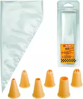 Ibili konditeriniai maišeliai 10vnt. +6 antgaliai
