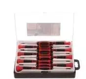 TORX atsuktuvų rinkinys 8vnt. CRV. T5; T6; T7; T8; T9; T10; T15; T20 GEKO G30632