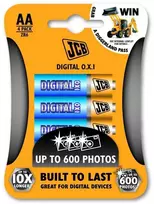 Solight JCB OXI DIGITAL alkaline battery LR06, blister 4 pcs