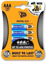 Solight JCB OXI DIGITAL alkaline battery LR03, blister 4 pcs
