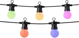 Woox Išmani LED girlianda, spalvota RGB + CCT, Wi-Fi, atspari drėgmei IP65, 9m, su papildomu pulteliu