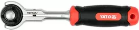 Yato Toya Sa Poland Terkšlinis raktas šarnyrinis 180° | smulkūs dantukai | 6.3 mm (1/4") (YT-07200)