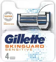 Gillette Skutimosi peiliukai odos apsaugai 4 vnt.