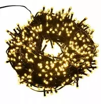 Girlianda 300 LED, šiltai balta