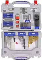 Grąžtas Tivoly Drills set Multi Material - for metal, wood, concrete and tiles + accessories - 100pcs