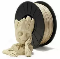 3D plastikas Filalab Fiber 1.75mm 1kg - Wood