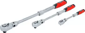 Bgs Technic Terkšlių rinkinys | ištraukiamos šarnyrinės | 6,3 mm (1/4") / 10 mm (3/8") / 12,5 mm (1/2") | 3 vnt. (72114)
