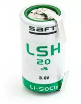 SAFTLSH20 D 3,6 V Li-SOCl2 UM1, R20 didelės srovės ličio akumuliatorius su plokštelėmis