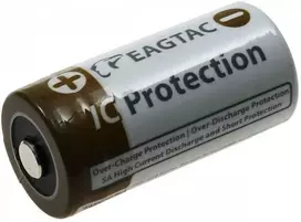 Eagletac EagleTag 16340 3,7 V 750 mAh ličio jonų baterija - tinka naudoti vietoje CR123A, DL123A, EL123A, CR17345, CR17350, K123LA