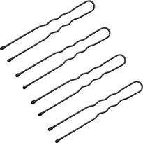 Activeshop Plaukų suktukai E-63 150 vnt. 4,9 cm juodos spalvos