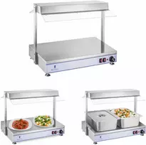 Royal Catering Elektrinės kaitlentės šildymo padėklas kompaktiškas 2 halogeninės lempos 1100W 230V
