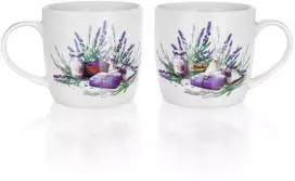 Banquet puodeliai iš keramikos 360ml 2vnt,Lavender