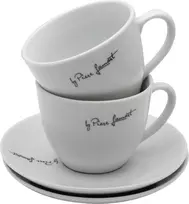 Lamart LT9207 puodelis su lėkštute 300 ml KAFFE, 2 vnt.