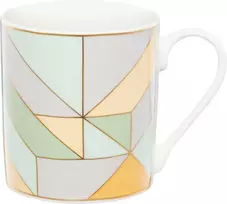 Geometrinis pastelinis puodelis 380 ml stačiakampiai AMBITION
