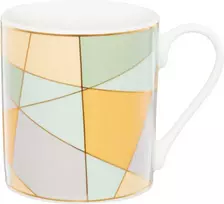 Puodelis Geometric pastel 380 ml romby AMBITION