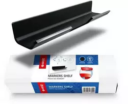 Magnetinės lentos lentynėlė MEMOBE, juoda