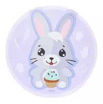 Betty and Bunny stalo kilimėlis 35 x 35,5 cm violetinis AMBITION JUNIOR