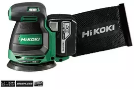 HIKOKI šlifuoklis ekscentrinis 18V 125mm SV1813DA WPZ 2x5,0Ah BL HSC