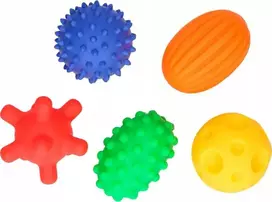 Hencz Toys Sensoriniai kamuoliukai 5 vnt. Pastelinė