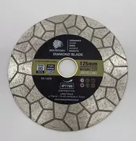 DEIMANTINIS DISKAS 125mm x 2,0mm x 22,2mm MOSAIC CUT /INDIAN PROFESSIONAL