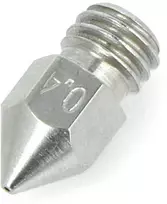 Oem Grūdinto plieno ekstruderio antgalis 0.4mm MK8 1.75mm plastikui
