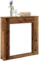 Židinio apvadas, medienos, 100x20x100cm, apdirbta mediena
