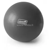 SISSEL® Pilates Soft kamuolys, 26 cm, pilkas