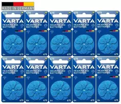 Elementai klausos aparatams 675 VARTA 60vnt