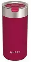 „Quokka Boost“ kavos puodelis - nerūdijančio plieno terminis puodelis su alaus aliejumi 400 ml (Maroon)