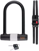 Black & Decker Juodas & Decker - Dviračio spyna / U formos spyna 14x25 cm