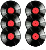 Bertoni 6D apvalaus stalo kilimėlių rinkinys - VINYL