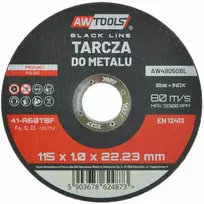 AW-Tools AWTOOLS DISKAS METALUI 115*1,0mm Juodas LINE