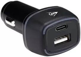 Dunlop Automobilinė įkroviklis su USB A ir C