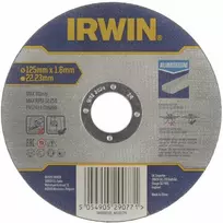 IRWIN PJOVIMO DISKAS ALIUMINIUI PLOKŠČIAS 125mm x 1,6mm x 22,23mm