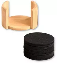 Veltiniai padėkliukai puodeliams, 12 vnt., Kesper