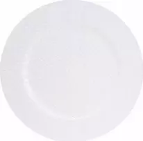 Cosy Trendy Jauki ir madinga kalėdinė lėkštė, balta su pynėmis, Ø 33 cm