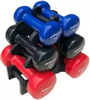 Enero Hanteliai su stovu 12kg