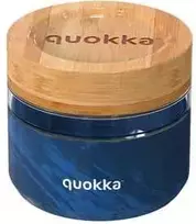 „Quokka Deli Food Jar“ - Stiklinis maisto indelis / priešpiečių dėžutė 500 ml (Medžio grūdai)