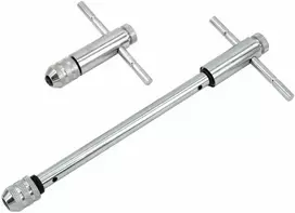 AW-Tools AWTOOLS RANKENĖLĖ SRIEGIKLIAMS M5-M12 /100mm T TIPO SU REKETU IR FIKSUOJAMĄJA ĮMAUTE