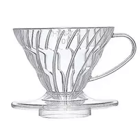 HARIO V60-01 skaidrus plastikinis lašintuvas